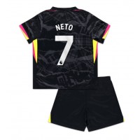 Camiseta Chelsea Pedro Neto #7 Tercera Equipación para niños 2024-25 manga corta (+ pantalones cortos)